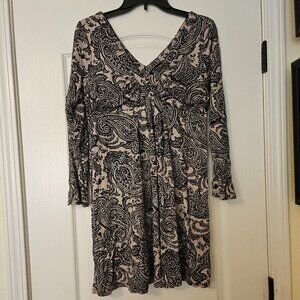 International Concepts Pattern Above Knee Dress Size 16